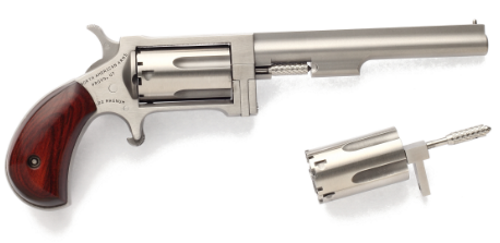 NORTH AMERICAN ARMS SIDEWINDER 22M/22LR 4" SS #