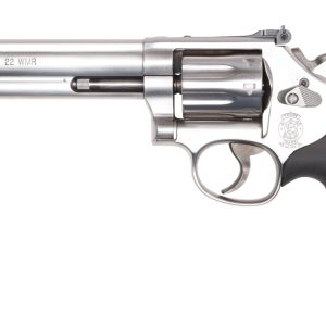 SMITH AND WESSON 648 22MAG 6" SS/SYN 8RD AS
