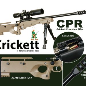 KEYSTONE SPORTING ARMS CRICKETT CPR 22LR BL/TAN PKG