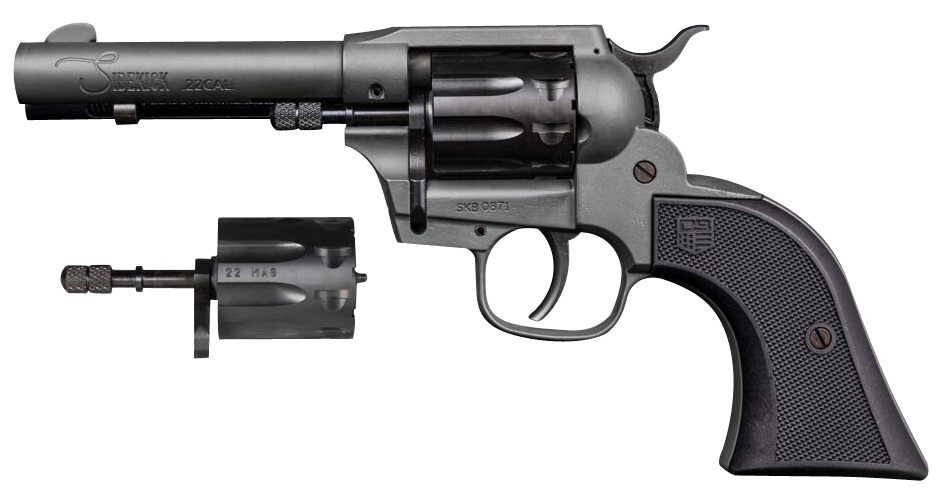 Diamondback Firearms Sidekick Revolver - Dark Grey Cerakote | .22LR / .22Mag | 4.5" Barrel | 9rd