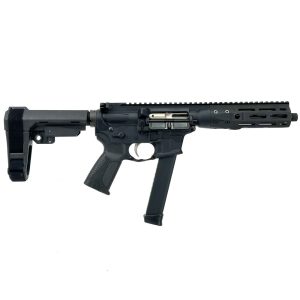 LWRC IC-9 AR Pistol - Black | 9mm | 8.5" Threaded Barrel | SBA3 Brace | Accepts Glock Mags