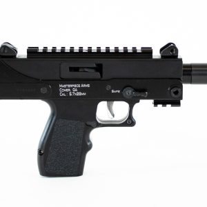 Masterpiece Arms Pistol - Black | 5.7x28mm | 5" Threaded Barrel | 20rd | W/ Muzzle Break