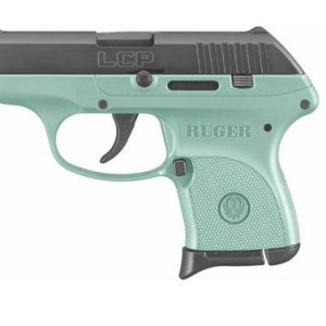 RUGER LCP 380ACP BL/TURQUOISE 6+1