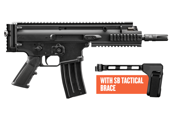 FN SCAR 15P 5.56MM BLK 7.5" BRACE
