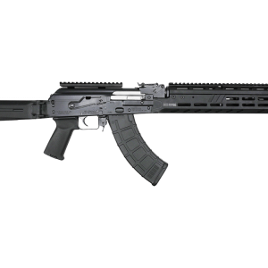 Zastava ZPAPM70 AK47 Rifle BULGED TRUNNION 1.5MM RECEIVER - Black | 7.62x39 | 16.3" Chrome Lined Barrel | Extended M-LOK Handguard | Folding Stock | Installed Scope Mount