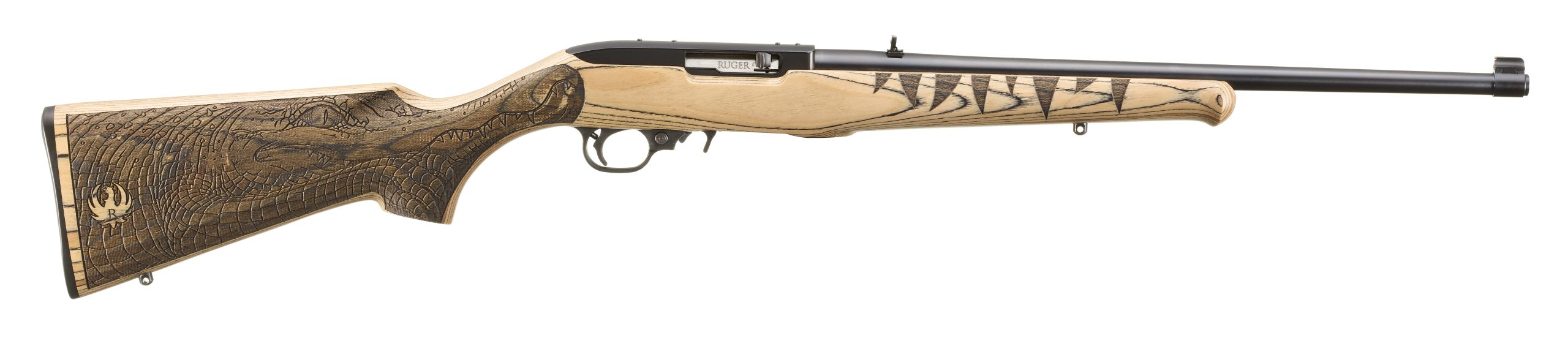 RUGER 10/22 GATOR 22LR BL/WD 18.5