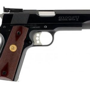 COLT GOLD CUP NAT MATCH 38SPR BL 5"