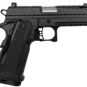 LFA Apollo 11 Compact Pistol - 9mm | Black |Aluminum Grip | 4.1" Ported | 1x17rd Mag