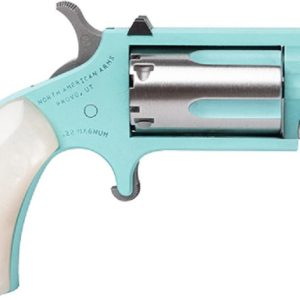 NORTH AMERICAN ARMS PUG 22MAG REV 1" TURQUOISE