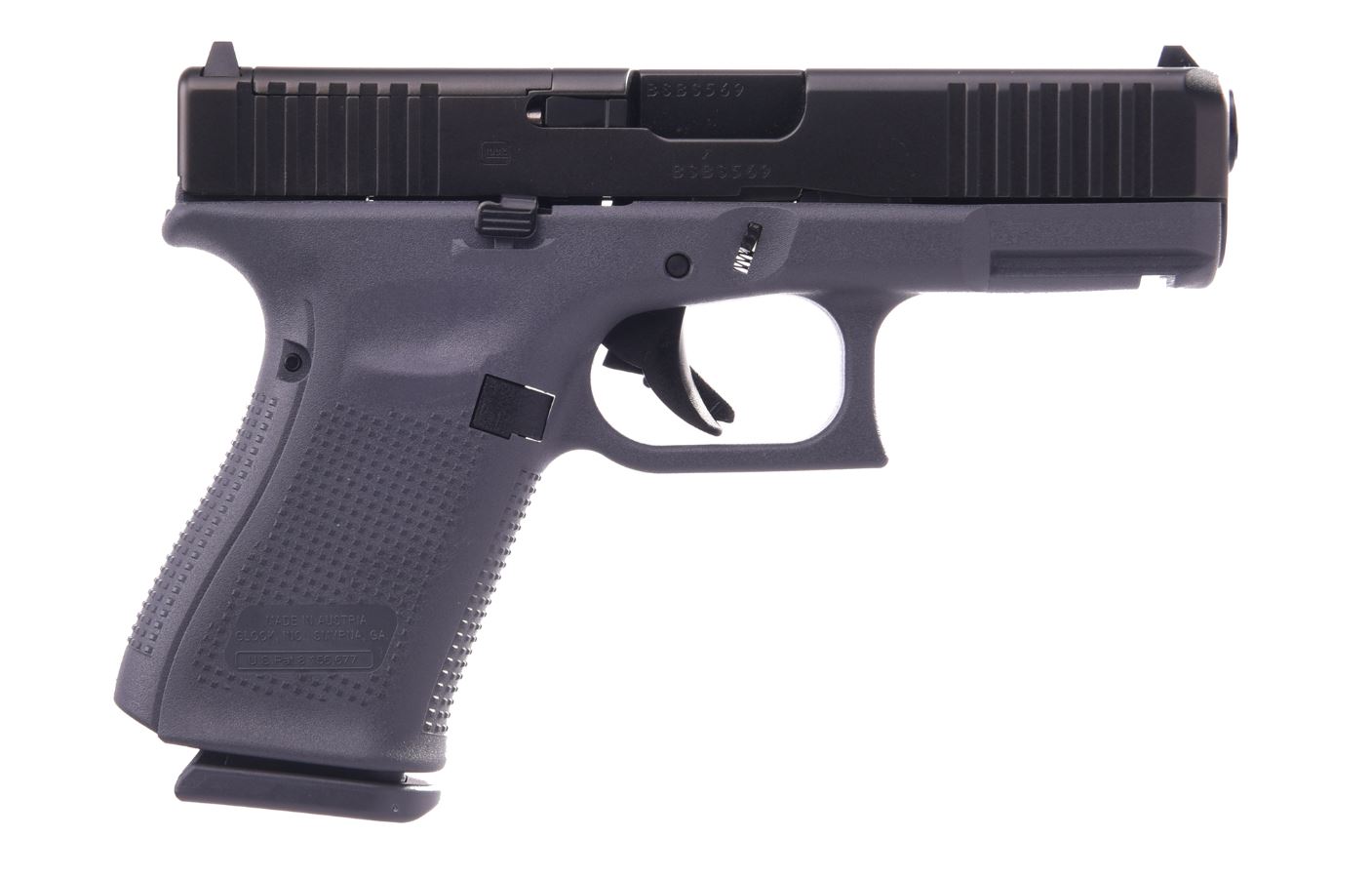 GLOCK G19 G5 9MM 15+1 4.0" MOS GRAY#
